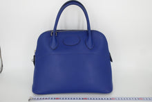 Load image into Gallery viewer, HERMES BOLIDE 31 Epsom leather Blue electric □P Engraving Shoulder bag 800100101
