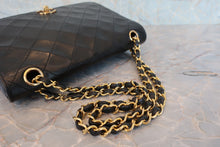 将图片加载到图库查看器,CHANEL/香奈儿 CF 全盖包 链条包 羊皮 Black/Gold hadware(黑色/金色金属) 肩背包 800080148