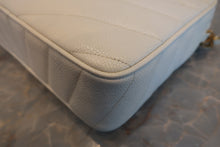 Load image into Gallery viewer, CHANEL  Bias stitch chain shoulder bag Caviar skin White/Gold hadware Shoulder bag 700080101