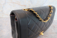 画像をギャラリービューアに読み込む, CHANEL/シャネル ダイアナマトラッセチェーンショルダーバッグ ラムスキン ブラック/ゴールド金具 ショルダーバッグ 700110054