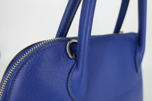 Load image into Gallery viewer, HERMES BOLIDE 31 Epsom leather Blue electric □P Engraving Shoulder bag 800100101