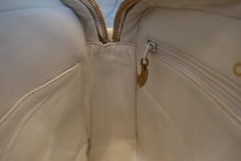 Load image into Gallery viewer, CHANEL  Bias stitch chain shoulder bag Caviar skin White/Gold hadware Shoulder bag 700080101