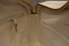 Load image into Gallery viewer, CHANEL  Bias stitch chain shoulder bag Caviar skin White/Gold hadware Shoulder bag 700080101