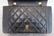 画像をギャラリービューアに読み込む, CHANEL/シャネル ダイアナマトラッセチェーンショルダーバッグ ラムスキン ブラック/ゴールド金具 ショルダーバッグ 700110054