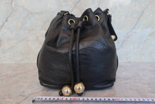 画像をギャラリービューアに読み込む, CHANEL/シャネル ココマーク巾着チェーンショルダーバッグ ラムスキン ブラック/ゴールド金具 ショルダーバッグ 700080163