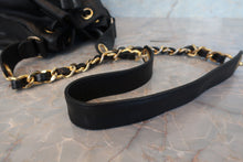 画像をギャラリービューアに読み込む, CHANEL/シャネル ココマーク巾着チェーンショルダーバッグ ラムスキン ブラック/ゴールド金具 ショルダーバッグ 700080163