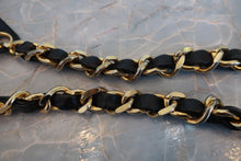 画像をギャラリービューアに読み込む, CHANEL/シャネル ココマーク巾着チェーンショルダーバッグ ラムスキン ブラック/ゴールド金具 ショルダーバッグ 700080163