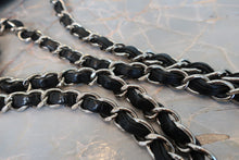 Load image into Gallery viewer, CHANEL  V-Stitch chain shoulder bag Lambskin Black/Silver hadware Shoulder bag 700100029