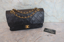 画像をギャラリービューアに読み込む, CHANEL/シャネル マトラッセWフラップWチェーンショルダーバッグ ラムスキン ブラック/ゴールド金具 ショルダーバッグ 800070075