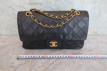 画像をギャラリービューアに読み込む, CHANEL/シャネル マトラッセWフラップWチェーンショルダーバッグ ラムスキン ブラック/ゴールド金具 ショルダーバッグ 800070075