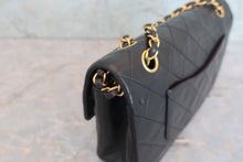 画像をギャラリービューアに読み込む, CHANEL/シャネル マトラッセWフラップWチェーンショルダーバッグ ラムスキン ブラック/ゴールド金具 ショルダーバッグ 800070075
