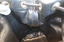 画像をギャラリービューアに読み込む, CHANEL/シャネル ココマーク巾着チェーンショルダーバッグ ラムスキン ブラック/ゴールド金具 ショルダーバッグ 700080163