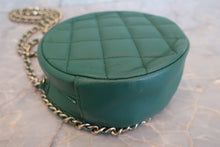 画像をギャラリービューアに読み込む, CHANEL/シャネル ココマークラウンドチェーンショルダーバッグ ラムスキン グリーン/ゴールド金具 ショルダーバッグ 700110042