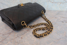 画像をギャラリービューアに読み込む, CHANEL/シャネル マトラッセWフラップWチェーンショルダーバッグ ラムスキン ブラック/ゴールド金具 ショルダーバッグ 800070075