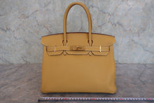 画像をギャラリービューアに読み込む, HERMES/エルメス バーキン30 トゴ カリー □M刻印 ハンドバッグ 800090048