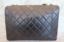 画像をギャラリービューアに読み込む, CHANEL/シャネル 中マトラッセシングルフラップチェーンショルダーバッグ ラムスキン ブラック/ゴールド金具 ショルダーバッグ 700110049