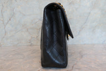画像をギャラリービューアに読み込む, CHANEL/シャネル 中マトラッセシングルフラップチェーンショルダーバッグ ラムスキン ブラック/ゴールド金具 ショルダーバッグ 700110049