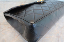 画像をギャラリービューアに読み込む, CHANEL/シャネル 中マトラッセシングルフラップチェーンショルダーバッグ ラムスキン ブラック/ゴールド金具 ショルダーバッグ 700110049