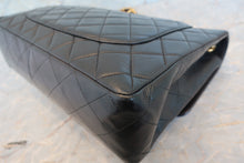 画像をギャラリービューアに読み込む, CHANEL/シャネル 中マトラッセシングルフラップチェーンショルダーバッグ ラムスキン ブラック/ゴールド金具 ショルダーバッグ 700110049