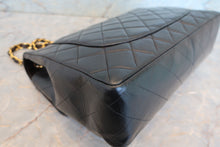 画像をギャラリービューアに読み込む, CHANEL/シャネル 中マトラッセシングルフラップチェーンショルダーバッグ ラムスキン ブラック/ゴールド金具 ショルダーバッグ 700110049
