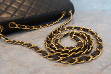 画像をギャラリービューアに読み込む, CHANEL/シャネル 中マトラッセシングルフラップチェーンショルダーバッグ ラムスキン ブラック/ゴールド金具 ショルダーバッグ 700110049