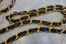 画像をギャラリービューアに読み込む, CHANEL/シャネル 中マトラッセシングルフラップチェーンショルダーバッグ ラムスキン ブラック/ゴールド金具 ショルダーバッグ 700110049