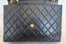 画像をギャラリービューアに読み込む, CHANEL/シャネル 中マトラッセシングルフラップチェーンショルダーバッグ ラムスキン ブラック/ゴールド金具 ショルダーバッグ 700110049