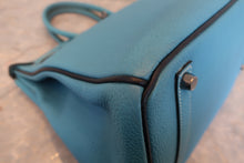 Load image into Gallery viewer, HERMES BIRKIN 35 Bi-color Togo leather Blue jean/Navy □J Engraving Hand bag 700120096