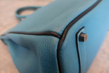 Load image into Gallery viewer, HERMES BIRKIN 35 Bi-color Togo leather Blue jean/Navy □J Engraving Hand bag 700120096