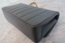 Load image into Gallery viewer, CHANEL Mademoiselle chain shoulder bag Lambskin Gray/Gold hadware Shoulder bag 700080185