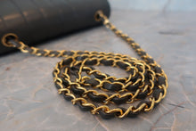 Load image into Gallery viewer, CHANEL Mademoiselle chain shoulder bag Lambskin Gray/Gold hadware Shoulder bag 700080185