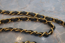 Load image into Gallery viewer, CHANEL Mademoiselle chain shoulder bag Lambskin Gray/Gold hadware Shoulder bag 700080185