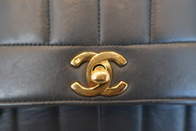 Load image into Gallery viewer, CHANEL Mademoiselle chain shoulder bag Lambskin Gray/Gold hadware Shoulder bag 700080185