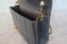 Load image into Gallery viewer, CHANEL Mademoiselle chain shoulder bag Lambskin Gray/Gold hadware Shoulder bag 700080185