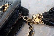 画像をギャラリービューアに読み込む, CHANEL/シャネル マトラッセフリンジチェーンショルダーバッグ ラムスキン ブラック/ゴールド金具 ショルダーバッグ 800010171
