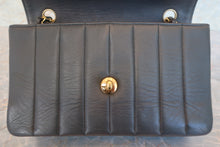 Load image into Gallery viewer, CHANEL Mademoiselle chain shoulder bag Lambskin Gray/Gold hadware Shoulder bag 700080185