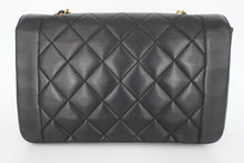画像をギャラリービューアに読み込む, CHANEL/シャネル ダイアナマトラッセチェーンショルダーバッグ ラムスキン ブラック/ゴールド金具 ショルダーバッグ 800100064