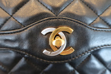画像をギャラリービューアに読み込む, CHANEL/シャネル パリ限定マトラッセダブルフラップチェーンショルダーバッグ ラムスキン ブラック/ゴールド金具 ショルダーバッグ 700110051