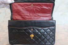 画像をギャラリービューアに読み込む, CHANEL/シャネル パリ限定マトラッセダブルフラップチェーンショルダーバッグ ラムスキン ブラック/ゴールド金具 ショルダーバッグ 700110051