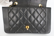 画像をギャラリービューアに読み込む, CHANEL/シャネル ダイアナマトラッセチェーンショルダーバッグ ラムスキン ブラック/ゴールド金具 ショルダーバッグ 800100064