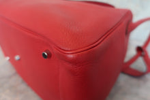 Load image into Gallery viewer, HERMES LINDY 34 Clemence leather Rouge casaque □Q Engraving Shoulder bag 700120131