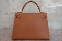 将图片加载到图库查看器,HERMES KELLY 32 Graine Couchevel leather Gold □C刻印 Shoulder bag 800050070