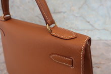 将图片加载到图库查看器,HERMES KELLY 32 Graine Couchevel leather Gold □C刻印 Shoulder bag 800050070