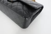 画像をギャラリービューアに読み込む, CHANEL/シャネル マトラッセWフラップWチェーンショルダーバッグ キャビアスキン ブラック/ゴールド金具 ショルダーバッグ 800100069
