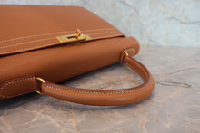 将图片加载到图库查看器,HERMES KELLY 32 Graine Couchevel leather Gold □C刻印 Shoulder bag 800050070