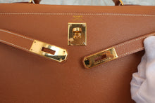 将图片加载到图库查看器,HERMES KELLY 32 Graine Couchevel leather Gold □C刻印 Shoulder bag 800050070