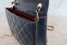 画像をギャラリービューアに読み込む, CHANEL/シャネル マトラッセチェーンショルダーバッグ ラムスキン ネイビー/ゴールド金具 ショルダーバッグ 700100219