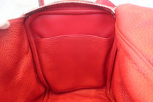 Load image into Gallery viewer, HERMES LINDY 34 Clemence leather Rouge casaque □Q Engraving Shoulder bag 700120131