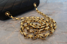 Load image into Gallery viewer, CHANEL Matelasse chain shoulder bag Lambskin Black/Gold hadware Shoulder bag 700080190