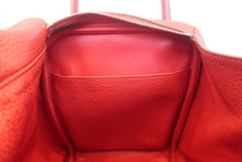 Load image into Gallery viewer, HERMES LINDY 34 Clemence leather Rouge casaque □Q Engraving Shoulder bag 700120131